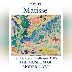 Henri Matisse Landscape at Collioure 1905 Art Print - Colorful Abstract Home Art